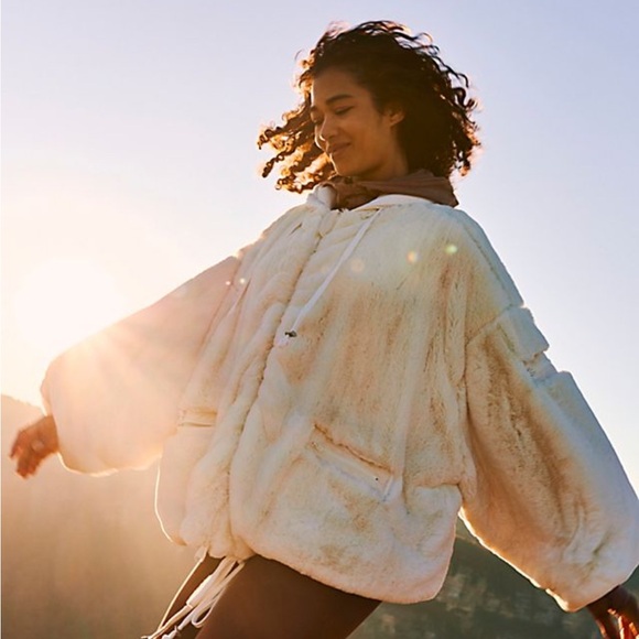 FP Take a Moment Hooded Teddy Jacket - Picture 2 of 13